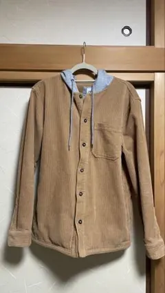 ZARA コーデュロイ フード付きジャケット