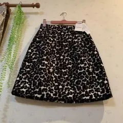 ☆彡秋冬だね☆彡LADY'sスカート　レオパード柄♡INDIVI♡新品