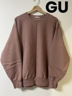 GU クルーネック スウェット XL ダスティーピンクのサムネイル