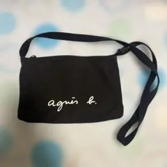 アニエスベー　サコッシュ　ブラック　黒