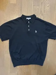 U.S. Polo 黒のポロシャツ