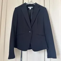 ★H&M★ジャケット★黒EUR36★