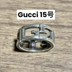 Gucci グッチ　シルバーリング　15号 GG