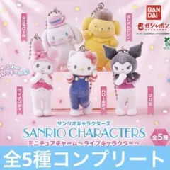 サンリオキャラクターズ ミニチュアチャーム～ライブキャラクター～　全5種　ガチャ