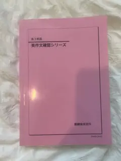 2024 鉄緑会 高3英語 英作文確認シリーズのサムネイル