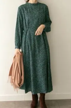 サンカクキカ柄プリントワンピース 幾何学 ジオメトリック