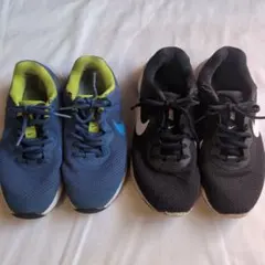NIKE キッズスニーカー 2足セット 22.5 24.5