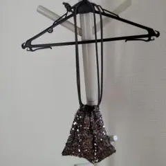 CIAOPANIC TYPY スパンコール グレー 巾着バッグ ONEサイズ