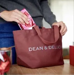 DEAN & DELUCA チャリティー トートバッグ レッドビーンズ S