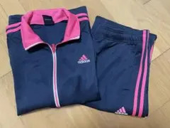adidas CLIMLITE ジャージセット ネイビー/ピンク