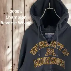 00s Champion リバースウィーブ 希少 ジップアップ パーカー M