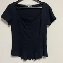 FRANCO FERRARO MILANO 美シルエット半袖カットソー ブラックのサムネイル