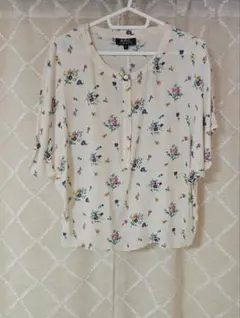 A.P.C アーペーセー Marthe Blouse 半袖 ブラウス 34 花柄のサムネイル
