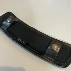 kukri　コーデュラブーメランショルダーパット　ブラック✖️ブラックレザー