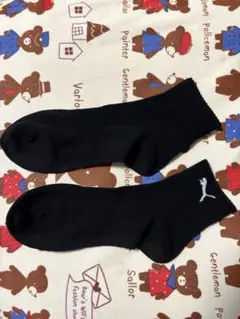 PUMA DEO CLEAN ブラックソックス ３足セット 26〜28㎝