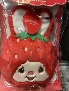 韓国限定モンチッチ チムたん いちごポーチ キーホルダー①