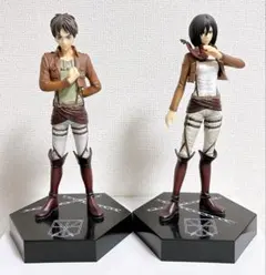 進撃の巨人　一番くじ　くじ奪還作戦　Ｂ賞　エレン　C賞　ミカサ　セット