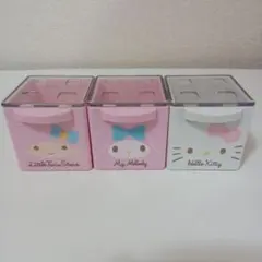 キューブボックス　サンリオ　ハローキティ　マイメロディ　リトルツインスターズ