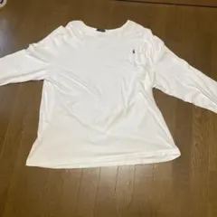 ポロ・ラルフ・ローレン ホワイト長袖カットソー