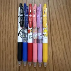 SARASA スヌーピーボールペンセット 0.5mm 6色