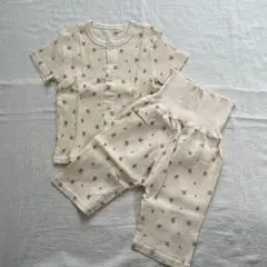 テータテート　花柄ルームウェア　半袖パジャマ　95