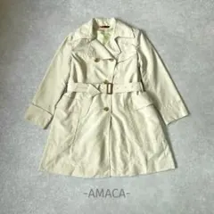 AMACA/トレンチコート/38/ベージュ/綺麗め/ベルト・インナーベスト付のサムネイル
