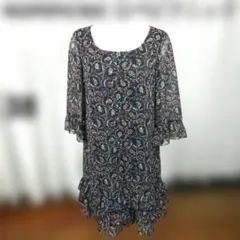 ROPEPICNIC ロペピクニック　＜M＞　ワンピース　ペイズリー フレア23