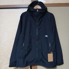 ノースフェイス コンパクトジャケット パッカブル 撥水防風 NP72230 黒