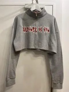 FIG&VIPER ハーフジップミニトップストレーナー スウェット