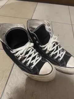 韓国CONVERSE ブラック ハイカットスニーカー
