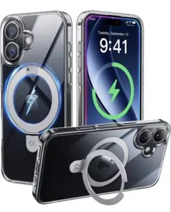 CASEKOO iPhone 15promax用 ケース クリア 米軍MIL規格