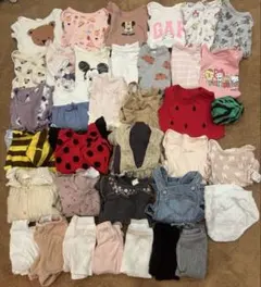 子供服 女の子 主に70cm ロンパース トップス ボトムス等 35点まとめ売り
