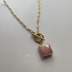 #012天然石NC/p/ステンレス　agate ete イエナ お好きな方にも