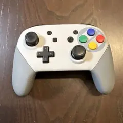 Nintendo switch 純正プロコン スーパーファミコン風シェル換装品