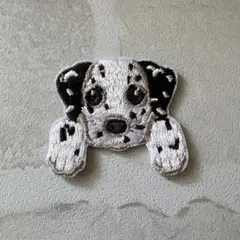 犬　アイロンワッペン ダルメシアン　ハンドメイド1枚