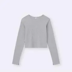 GU リブクロップドT