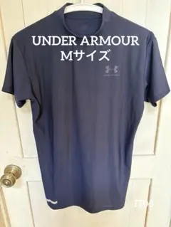 アンダーアーマー　スポーツTシャツ　ネイビー　メンズM