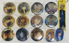 名探偵コナン 缶バッジ キーホルダー グッズセット