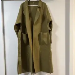 オリーブグリーン ロングコート