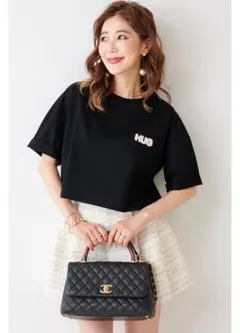 OBLI オブリ　HUG Tシャツ/ブラックのサムネイル