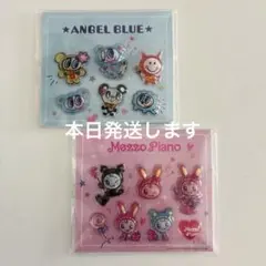 新品 ナルミヤ ぷっくりシール メゾピアノ エンジェルブルー セブンイレブン
