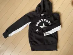 CONVERSE キッズ パーカー ブラック 130