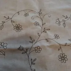 NITORI カフェカーテン フルール 花柄刺繍のサムネイル