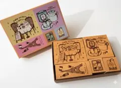 アンティークスタンプセット