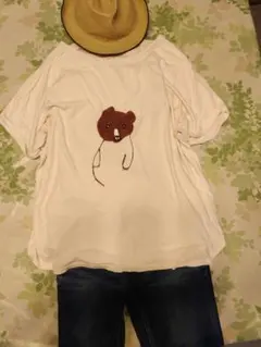 ◆PAR ICI◆ニットくまちゃんTシャツのサムネイル