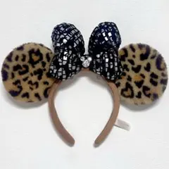 ディズニー ミニー ヒョウ柄 カチューシャ