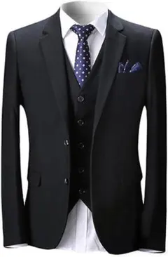 [Wolfmen] スーツ スリーピース メンズ 2つボタン