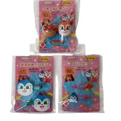 【新品】アンパンマン ヘアアクセサリー3点セット