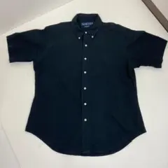 Ralph Lauren ブラック 半袖 シャツ 綿100 CLASSICFIT