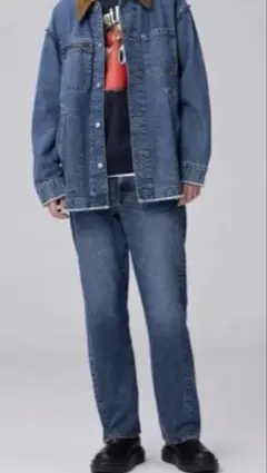 【新品未使用品】GU UNDERCOVERデニムパンツ　66 BLUEカラー　S